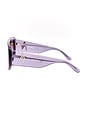 view 3 of 3 Milano Sunglasses in Purple & Silver