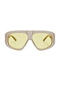 view 1 of 3 GAFAS DE SOL MILANO in Glitter, Silver, & Yellow