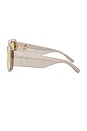 view 3 of 3 GAFAS DE SOL MILANO in Glitter, Silver, & Yellow