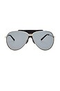 view 1 of 3 GAFAS DE SOL AMELIA  in Silver, Black, & Grey