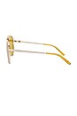 view 3 of 3 GAFAS DE SOL AMELIA  in Silver, Yellow, & Yellow
