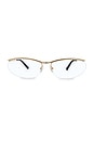 view 1 of 3 LUNETTES DE SOLEIL CHARLOTTE in Yellow Gold