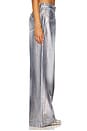 view 3 of 6 Laminated Long Pant in Silver