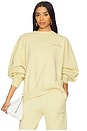 view 1 of 5 Sweatshirt in Fade Dusty Yellow