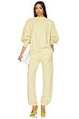 view 4 of 5 Sweatshirt in Fade Dusty Yellow