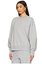 view 2 of 5 Sweatshirt in Melange Grey & Beige