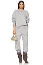 view 4 of 5 Sweatshirt in Melange Grey & Beige