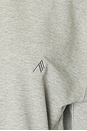view 5 of 5 Fleece Tie Sweatshirt in Melange Grey