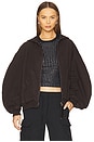 view 1 of 5 Bomber Jacket in Brown