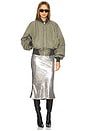 view 4 of 4 Bomber Jacket in Military Green