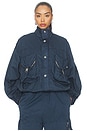 view 2 of 6 BLOUSON in Washed Blue