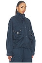 view 3 of 6 BLOUSON in Washed Blue