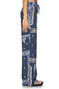 view 2 of 6 Paisley Long Pant in Degrade Blue
