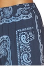 view 6 of 6 Paisley Long Pant in Degrade Blue