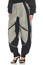 view 3 of 6 Cotton Nylon Pant in Black & Grey