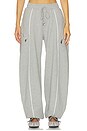 view 1 of 6 Fleece Pant in Melange Grey