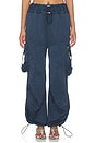 view 1 of 6 Utility Balloon Pant in Washed Blue