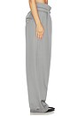 view 3 of 6 Long Belted Pant in Grey