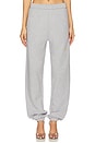 view 1 of 6 Long Pant in Melange Grey & Beige