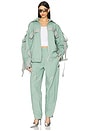 view 5 of 6 Long Pant in Sage Green