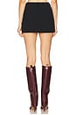 view 4 of 6 High Cut Mini Skirt in Black