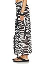 view 3 of 6 Zebra Pareo in Black & White