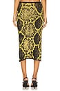 view 4 of 6 Python Midi Skirt in Yellow & Black