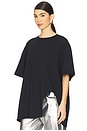 view 3 of 5 T-shirt in Black