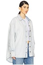 view 2 of 5 Blouson Top in Sky Blue