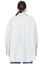 view 4 of 5 Blouson Top in Sky Blue