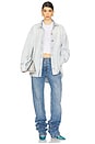 view 5 of 5 Blouson Top in Sky Blue
