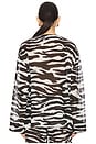 view 3 of 5 Zebra Printed Top in White & Black