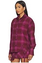 view 2 of 5 Check Shirt in Burgundy