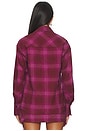view 3 of 5 Check Shirt in Burgundy