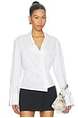 view 1 of 4 Asymmetrical Shirt in White