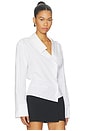 view 2 of 4 Asymmetrical Shirt in White