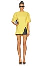 view 4 of 5 Oversized T-Shirt in Yellow