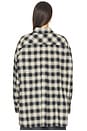 view 3 of 5 CHEMISE À CARREAUX BUTTON DOWN in Sand & Black