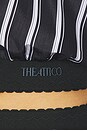 view 5 of 5 Striped Poplin Shirt in White & Navy Blue