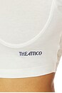 view 5 of 5 Logo Crop Tee in White