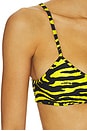 view 5 of 5 Zebra Bikini Set in Black & Yellow