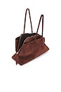 view 4 of 7 La Passeggiata Medium Top Handle Bag in Light Chocolate