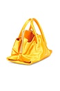 view 4 of 7 La Passeggiata Mini Top Handle Bag in Sunny Yellow