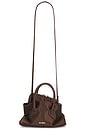 view 1 of 7 La Passeggiata Mini Top Handle Bag in Dark Brown