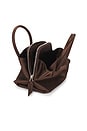 view 5 of 7 La Passeggiata Mini Top Handle Bag in Dark Brown