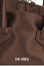 view 7 of 7 La Passeggiata Mini Top Handle Bag in Dark Brown