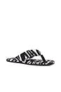 view 2 of 5 Indie Flat Thong Sandal in White & Black