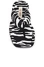 view 4 of 5 Indie Flat Thong Sandal in White & Black