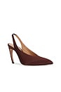 view 2 of 5 Viper 95mm Slingback Heel in Dark Brown
