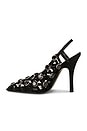 view 5 of 5 Grid Sling Back Pump in Black
